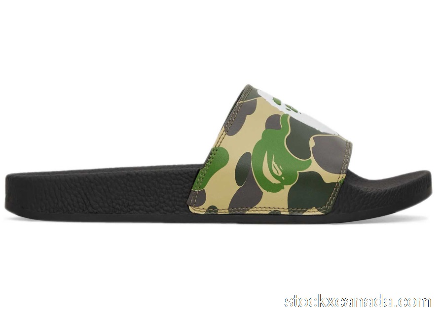 CA A Bathing Ape ABC Camo Slide Green 1I30-191-001 GRN