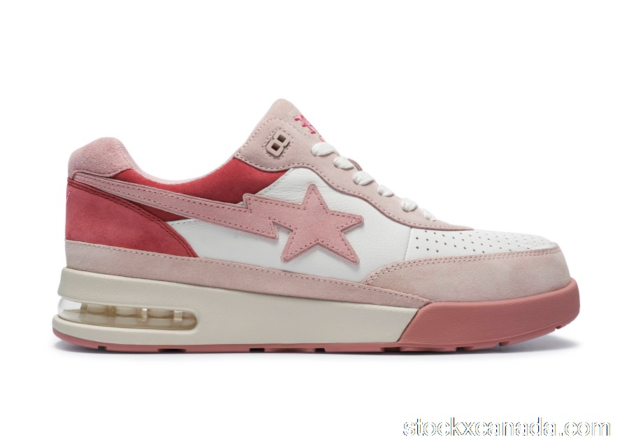 CA A Bathing Ape Bape Road Sta Pastel Pink