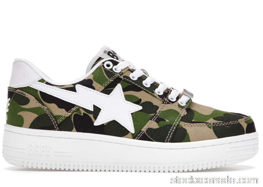 CA A Bathing Ape Bape Sta Low ABC Camo 20th Anniversary Green 1C70191020/1G30-191-001/1H30191001
