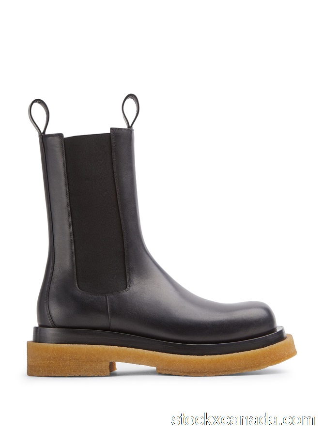 CA Bottega Veneta Lug Boot Black Gum 668370VBS501000