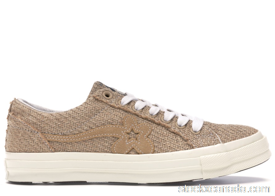 CA Converse One Star Ox Golf Le Fleur Burlap 163169C