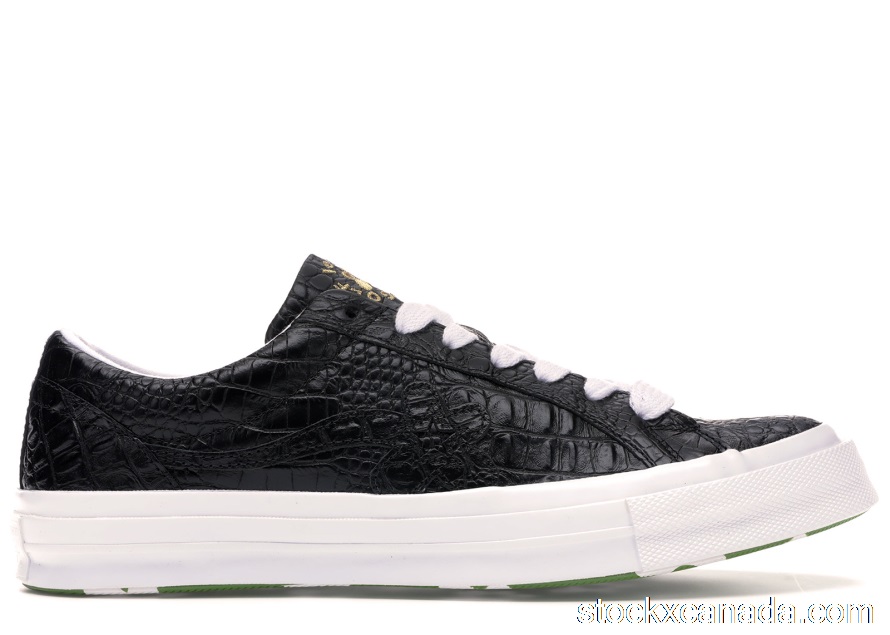 CA Converse One Star Ox Golf Le Fleur Faux Skin Black 165524C