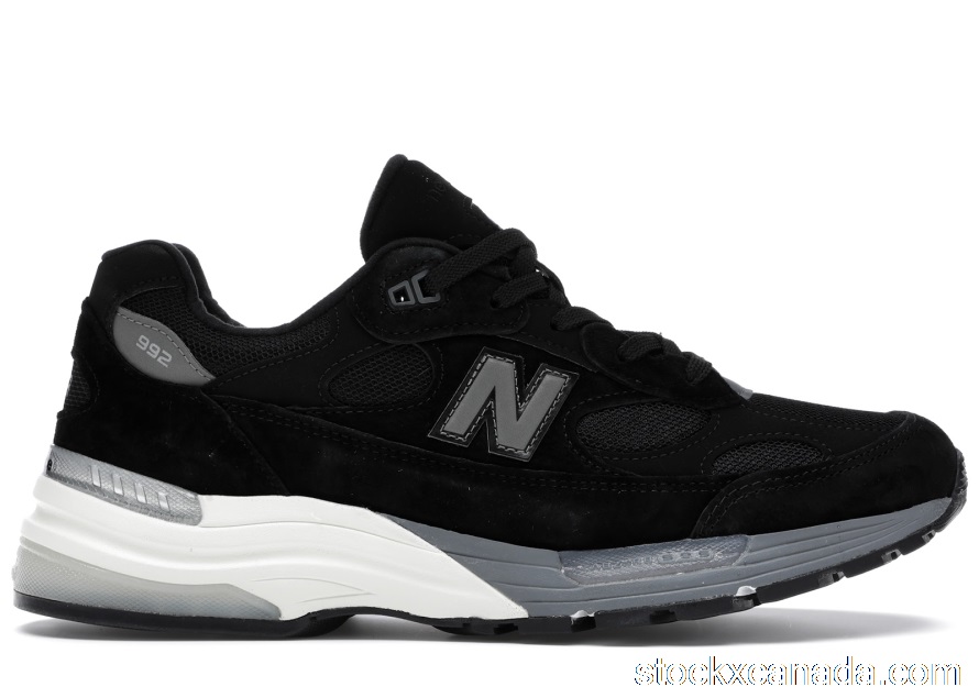 CA New Balance 992 Black Grey (Made in USA) M992BL