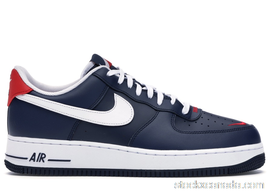 CA Nike Air Force 1 Low Swoosh Pack Navy