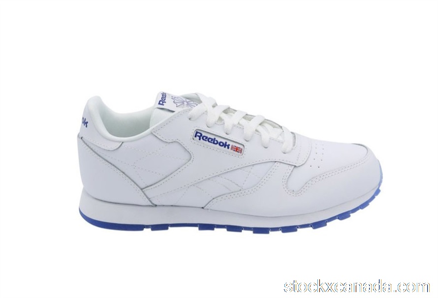 CA Reebok CL Leather Ice White Royal (GS) CN7334