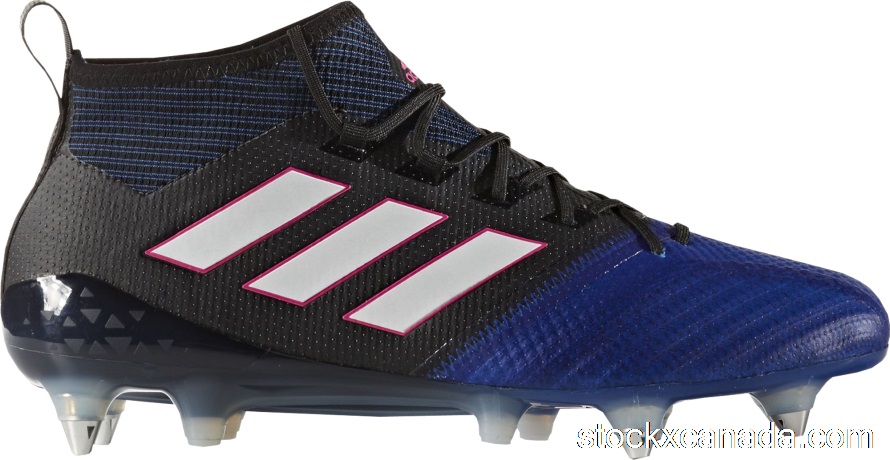 CA adidas Ace 17.1 Primeknit SG Boot Black Blue BA9820