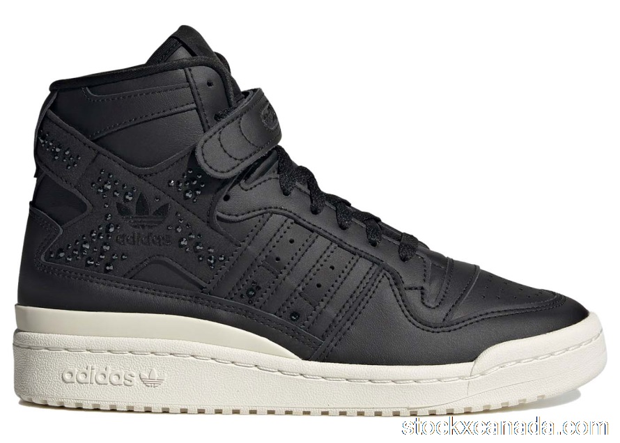 CA adidas Forum 84 Hi Black Sparkles (W) H05053