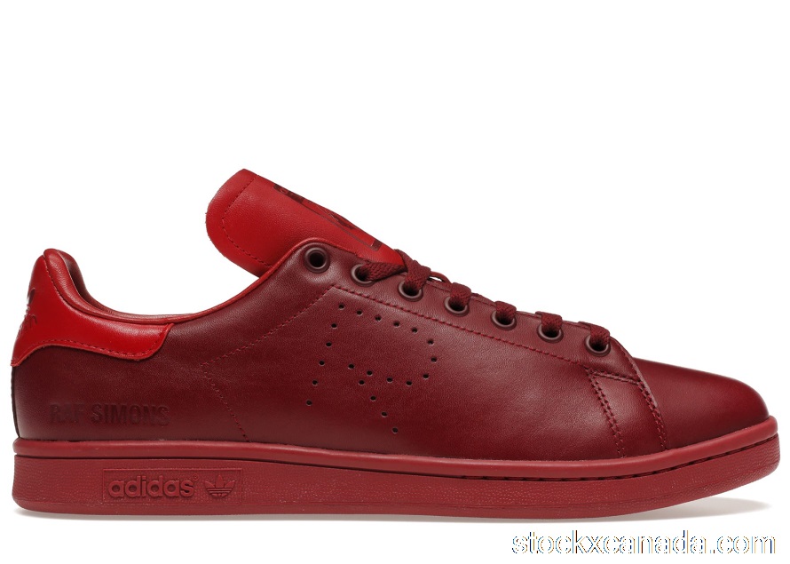 CA adidas Stan Smith Raf Simons Burgundy B22544