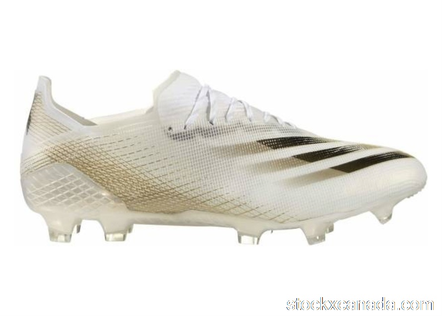 CA adidas X Ghosted.1 FG White Black Gold EG8258